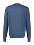 Lerros Mens Cotton Crew Neck Fine Knit Jumper 2005007 448 - Storm Blue