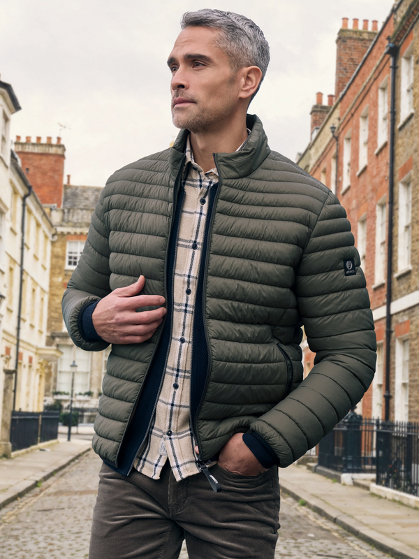 Lerros Lightweight Water-Repellent Puffa Jacket 2007030 683 - Original Olive