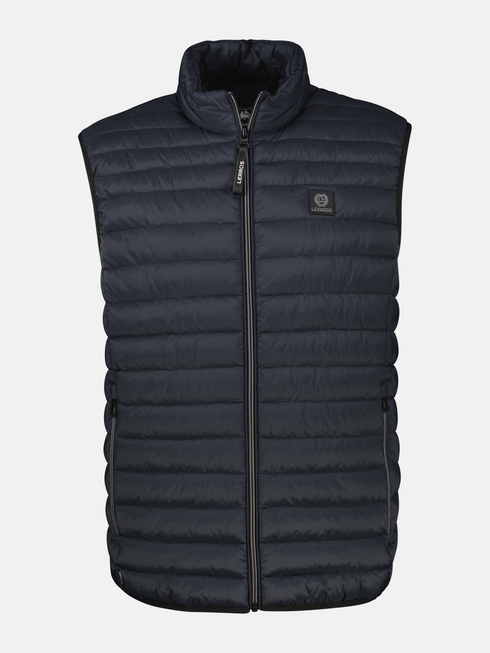 Lerros Lightweight Water-Repellent Puffa Gilet 2007330 491 - Blue Night