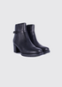 Dubarry Claire Leather Heeled Ankle Boot 2009-01 - Black