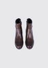 Dubarry Claire Leather Heeled Ankle Boot 2009-07 - Tan Brown