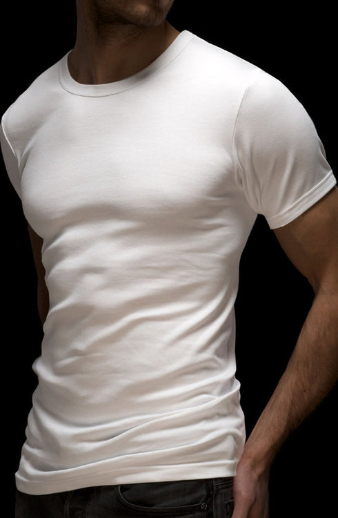 Vedoneire Men's 100% Egyptian Cotton Classic Short Sleeve T-Vest 2009