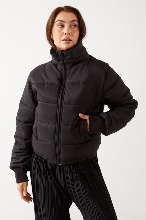 Marc Angelo Short Puffer Jacket – Funnel Neck MA1250