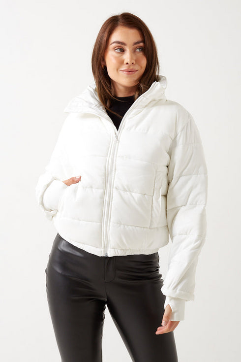 Marc Angelo Short Puffer Jacket – Funnel Neck MA1250