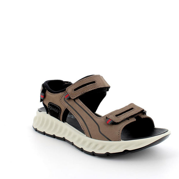 Igi & Co 3643322 Men's Sandal with leather, 3 Velcro Strap