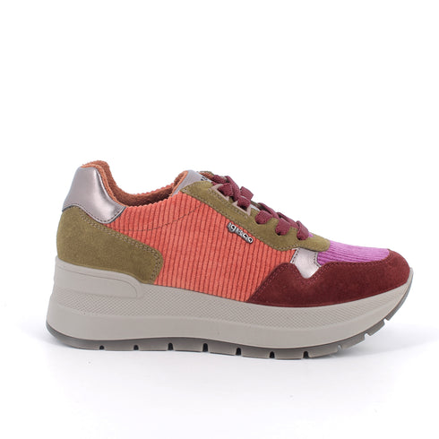 Igi & Co 8677633 Women's Burgundy Wedge Sneakers