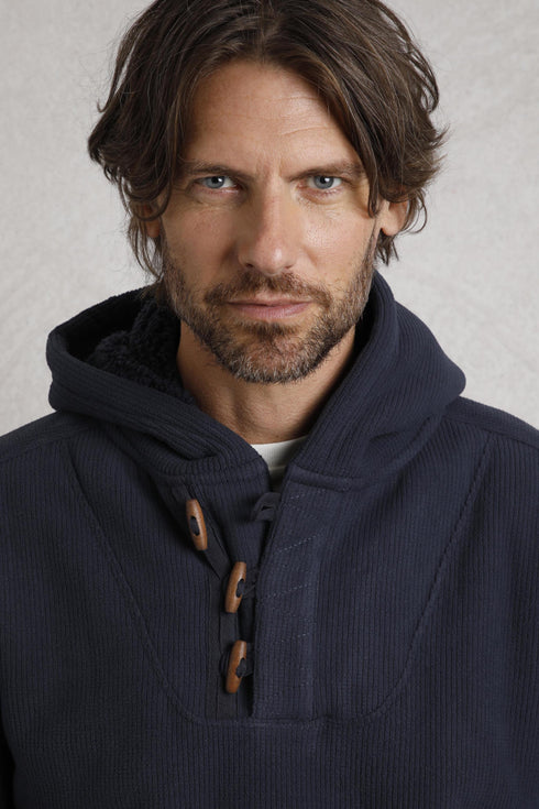 WeirdFish Inglewood Button Neck Fleece