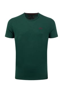 Weird Fish Fished Organic Cotton T-Shirt 202703 PINE - Pine