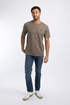 Weird Fish Fished Organic Cotton T-Shirt 202703COFFEE - Coffee