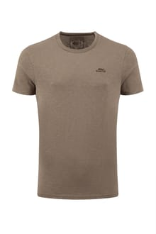 Weird Fish Fished Organic Cotton T-Shirt 202703COFFEE - Coffee