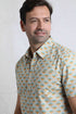 WeirdFish 202712 Faraway Organic Cotton Printed Short Sleeve Shirt