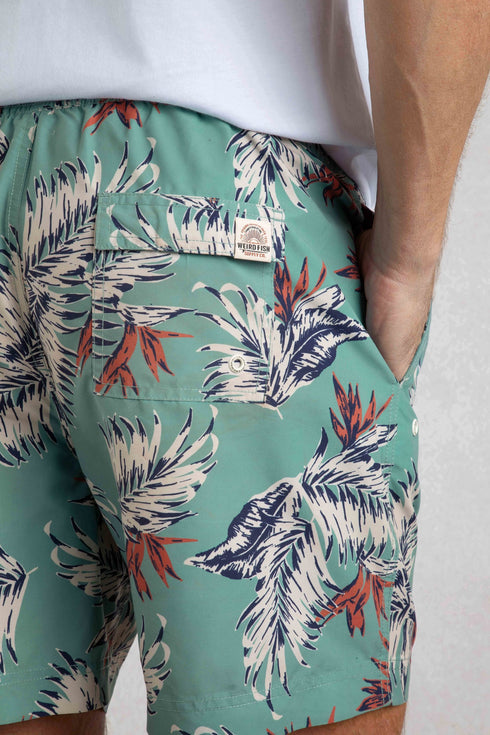 Weird Fish 202717 Belukha Printed Swim Shorts