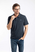 Weird Fish Miles Pique Faded Blue Polo Shirt Organic Cotton 202773