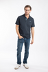 Weird Fish Miles Pique Faded Blue Polo Shirt Organic Cotton 202773