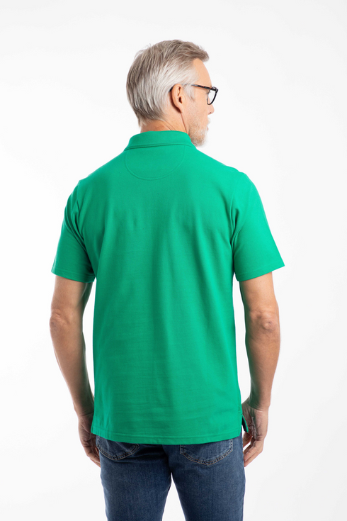 Weird Fish Miles Pique Polo Shirt Evergreen Organic Cotton 202773