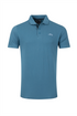 Weird Fish Miles Pique Polo Shirt Faded Blue Organic Cotton 202773