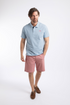 Weird Fish Men's Miles Piqué Polo Shirt Skyway 202773
