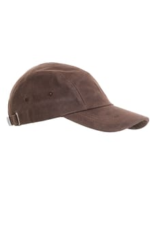 Weird Fish Bowers Waxed Canvas Cap 202972 BARK - Bark Brown