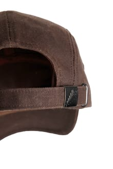 Weird Fish Bowers Waxed Canvas Cap 202972 BARK - Bark Brown