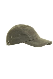 Weird Fish Bowers Waxed Canvas Cap 202972 FIRGN - Fir Green