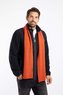 Weird Fish Stornoway Ribbed Scarf – Soft Recycled Knit Men’s Scarf 202980