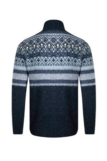 Weird Fish Yarmouth 1/4 Zip Fair Isle Jumper
