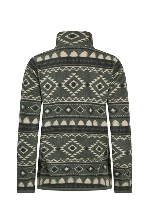 Weird Fish Rochelle Full Zip Printed Micro Fleece 203138