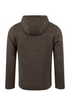 Weird Fish Torpoint Faux Shearling Bonded Full Zip Thermal Fleece Hoodie 203184 ESP - Espresso