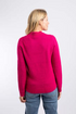 Weird Fish Dawkins Tipped Knit Jumper 203209 - Foxglove Pink