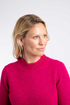 Weird Fish Dawkins Tipped Knit Jumper 203209 - Foxglove Pink