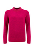 Weird Fish Dawkins Tipped Knit Jumper 203209 - Foxglove Pink