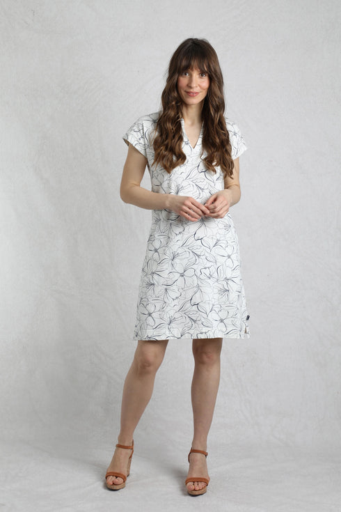 Weird Fish 203305 Suffolks Organic Printed Jersey Dress