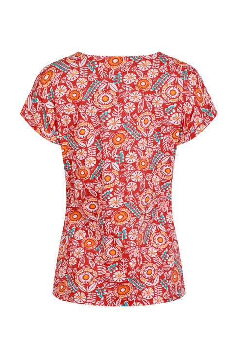 Weird Fish 203333 Paw Paw Organic Printed Jersey Tee