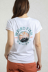 Weird Fish Sunset Summit Back Print Organic Cotton Graphic T-Shirt 203340