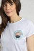 Weird Fish Sunset Summit Back Print Organic Cotton Graphic T-Shirt 203340