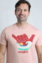 Weird Fish 203353 Hang Loose Eco Graphic T-Shirt Dusty Rose