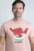 Weird Fish 203353 Hang Loose Eco Graphic T-Shirt Dusty Rose