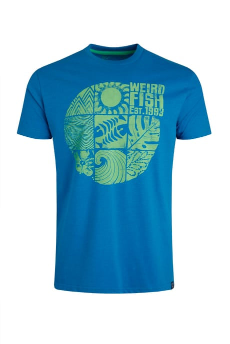 Weird Fish Summer Sector Front Print Eco Graphic T-Shirt 203355