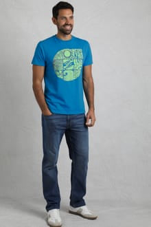 Weird Fish Summer Sector Front Print Eco Graphic T-Shirt 203355