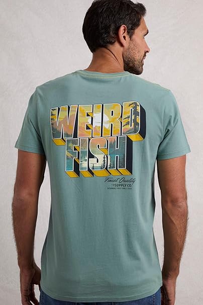 Weird Fish Wild Life Back Print Graphic T-Shirt 203357