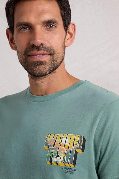 Weird Fish Wild Life Back Print Graphic T-Shirt 203357