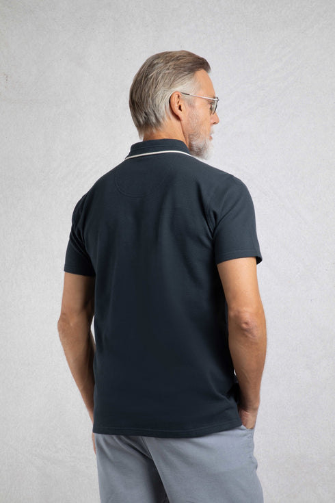 Weird Fish 203366 Powell Textured Knitted Polo