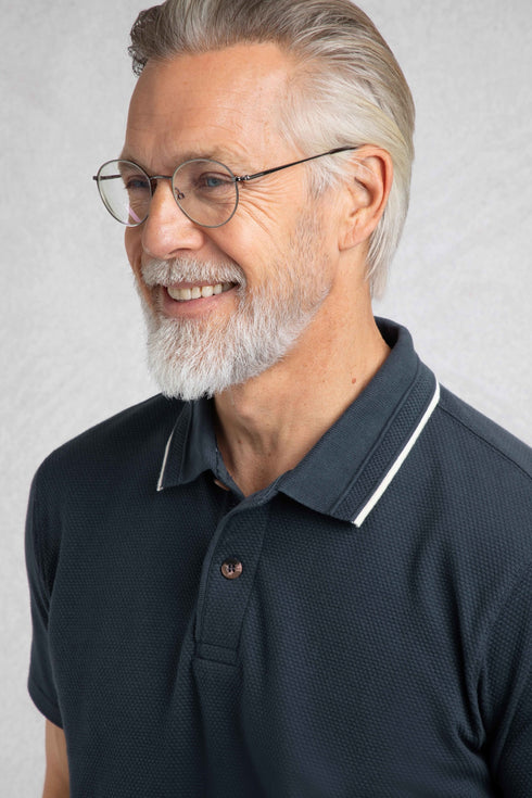 Weird Fish 203366 Powell Textured Knitted Polo