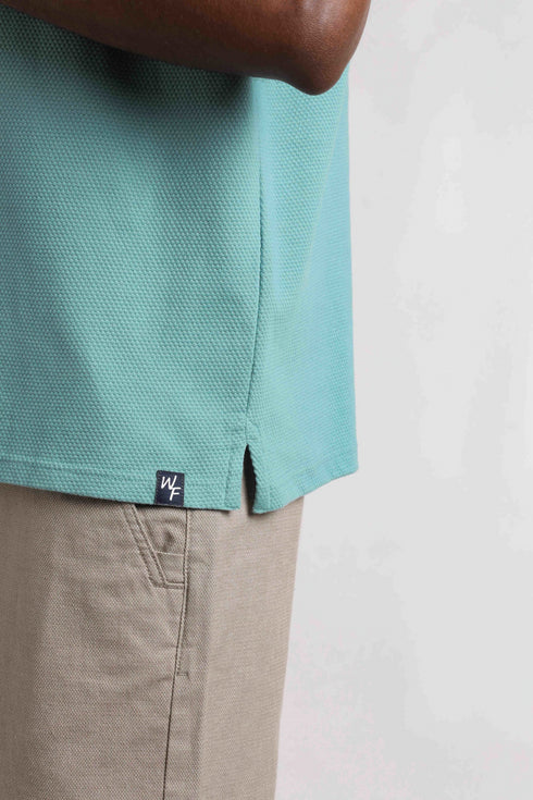 Weird Fish 203366 Powell Textured Knitted Polo