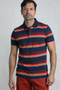 Weird Fish 203367 Sunbury Organic Pique Stripe Polo