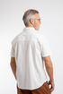 Weird Fish Hinton Dusty White Short Sleeve Textured Crepe Shirt 203370