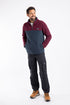 Weird Fish Tristan 1/4 Zip Colour Block Microfleece for Men - Style 203531