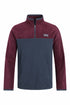Weird Fish Tristan 1/4 Zip Colour Block Microfleece for Men - Style 203531