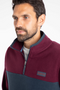 Weird Fish Tristan 1/4 Zip Colour Block Microfleece for Men - Style 203531