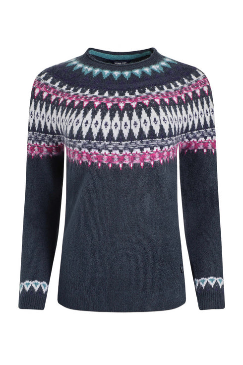 Weird Fish Women's Lowell Eco Fair Isle Jumper 203595